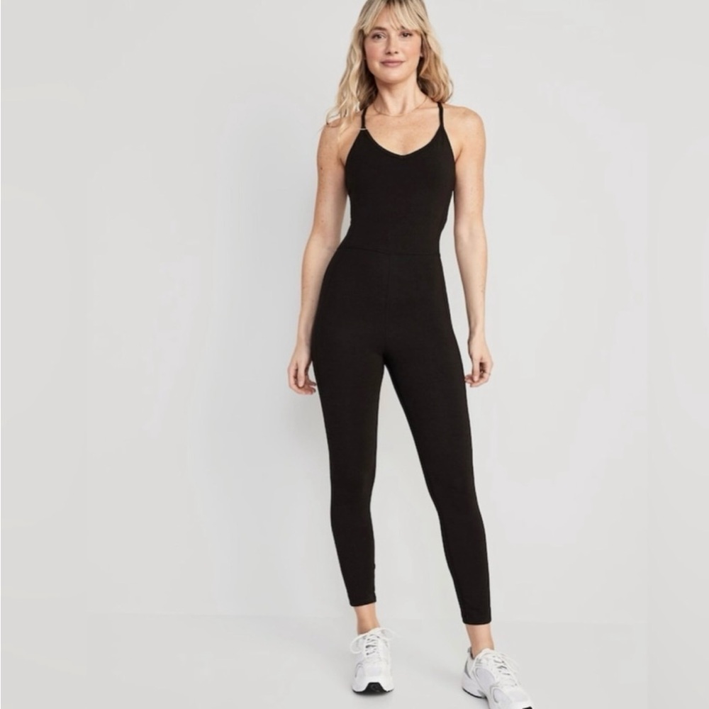 Old Navy Powerchill Black Jumpsuit